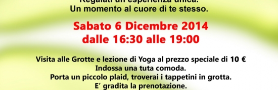 Yoga e meditazione in musica alle Grotte di Pertosa